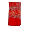 Woolen Stoles & Shawls | Red & Multi | 100x210CM |