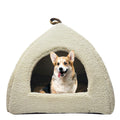 Dog Bedding | Hut Shape I Teddy Fleece | Pet Bed