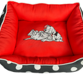 Dot & Dream: Eco-Chic Polka Dot Pet Bed