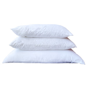 Cotton  Pillow with Wool Infill