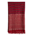 Woolen Stoles & Shawls | Red & Multi| 70x200 CM |