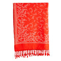 Woolen Stoles & Shawls |Red & Beige | 70x200 CM |