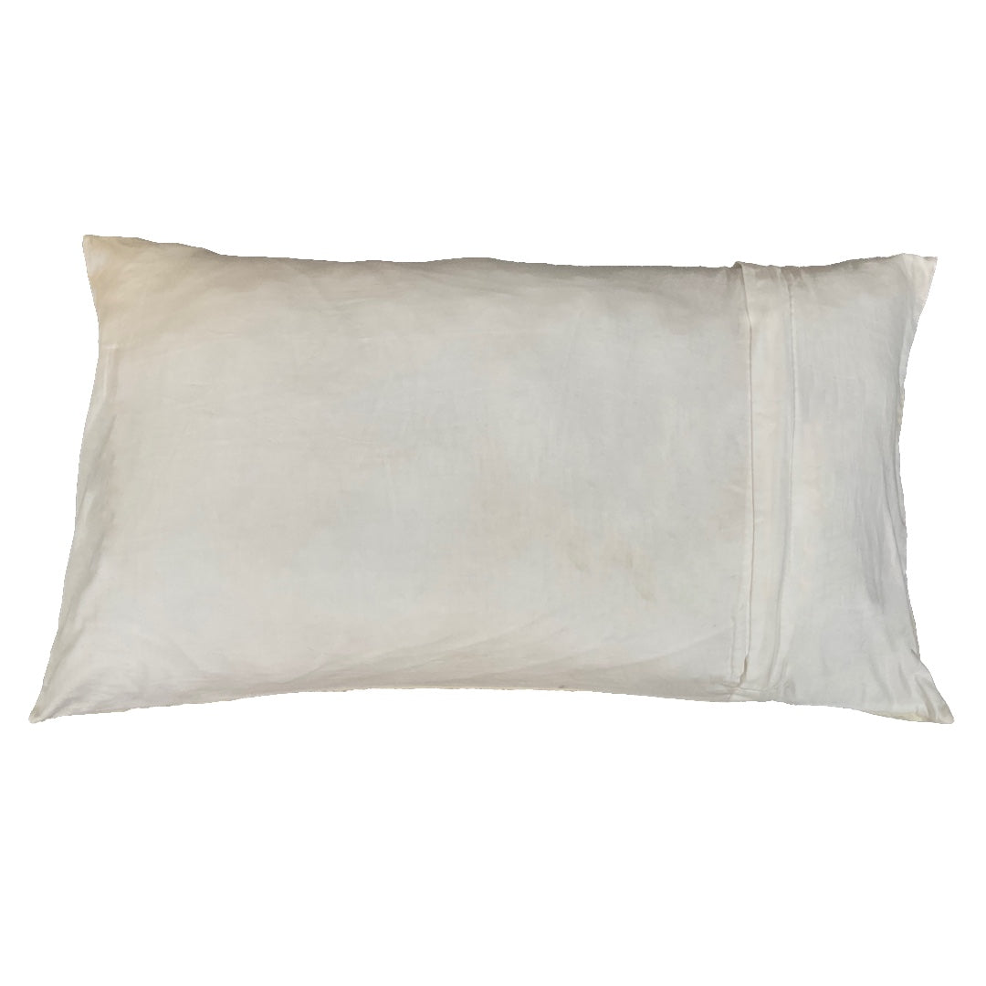 Eri Silk fabric Pillow with Wool Infill
