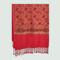 Odhni Floral Motif - Embroidered - Multi color | Stoles & Shawls - Front View