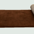 Chocolate Brown Hand-Tufted Carpet - Front View
