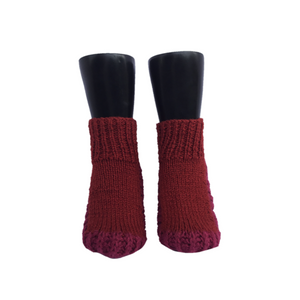 Socks | Mahogany | For Men & Women | 100% premium Wool - Mojopanda Organic Store