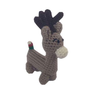 Reindeer Crochet Stuffed/Plush/Soft Toy | 100% Organic | Health-Pro - Mojopanda Organic Store