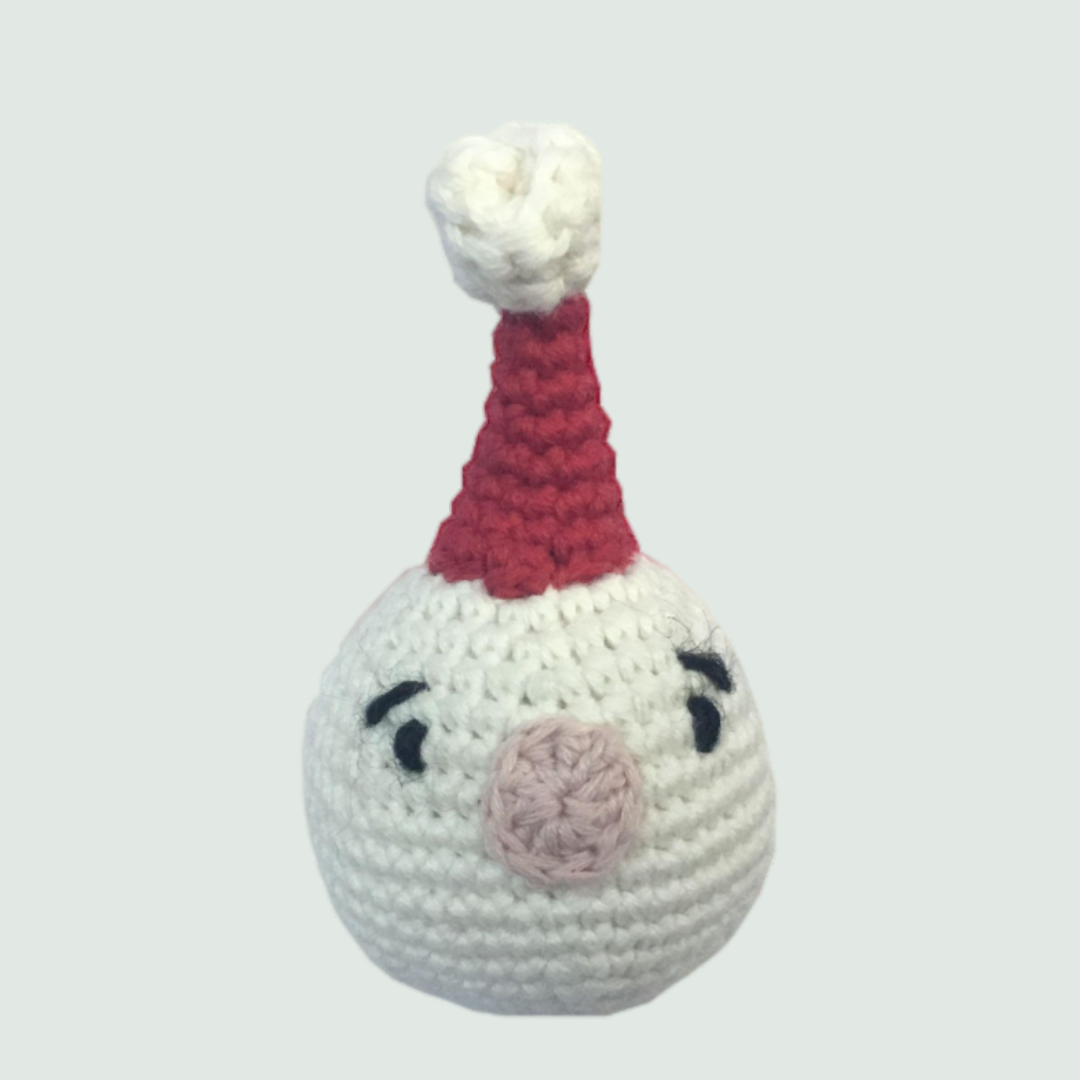 Snowman Crochet Stuffed/Plush/Soft Toy - Front View