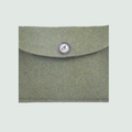 Green Laptop Sleeves/Cover | 100% Organic Wool - Mojopanda Organic Store