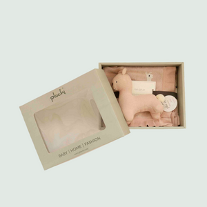 Sweet Llama Hand Knitted Stuffed/Plush/Soft Toy - Full View