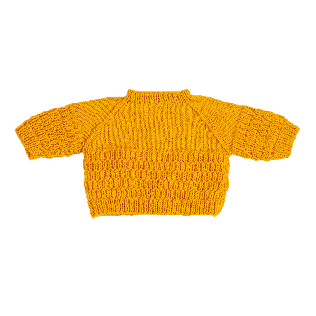 Organic Wool | Pullover | Day Lily - 0-1 Month