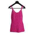 Organic Wool | Tank Top | Fuchsia Fedora