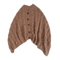 Poncho V Neck, -Beige | For Women | 100% Organic Wool