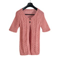 Organic Wool | Cardigan | Dark Salmon