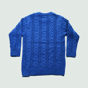 Cotton Wool Pullover Round Neck - 12-18 mts. | For Baby Boy & Girl - Mojopanda Organic Store