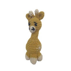 Ollie The Giraffe Crochet Stuffed/Plush/Soft Toy | 100% Organic | Health-Pro - Mojopanda Organic Store
