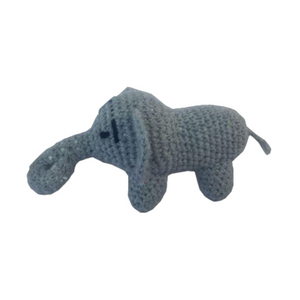 Elephant Crochet Stuffed Baby /Plush/Soft Toy | 100% Organic | Health-Pro - Mojopanda Organic Store