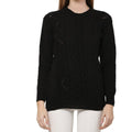 Organic Wool | Pullover with 2 Pockets | Black
