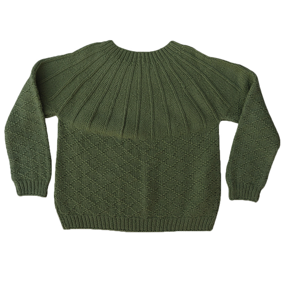 Pullover Round Neck - Peppermint Green | For Women | 100% Organic Wool
