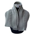 Muffler | Neck warmer | Ultimate Grey | 100% Premium Wool