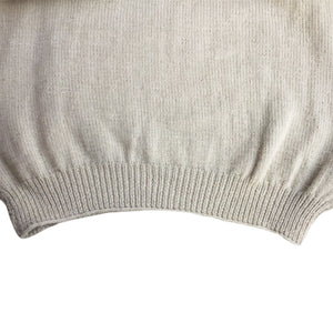 Pullover Round Neck -Beige | For Men | 100% Organic Wool - Mojopanda Organic Store