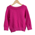 Organic Wool | Pullover | Fuchsia Fedora | Size- 5 years
