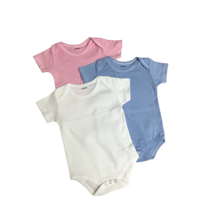 Organic-Cotton-Romper-pink-white-blue