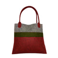 Red-Green-Organic-wool-felt-Tote-Bag