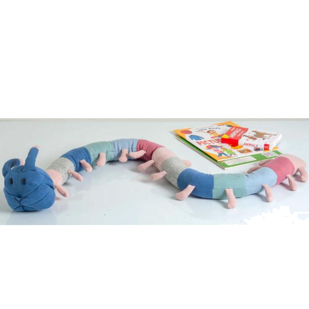 Snake Knitted Multicolor Stuffed/Plush/Soft Toy | 100% Premium Cotton