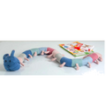 Snake Knitted Multicolor Stuffed/Plush/Soft Toy | 100% Premium Cotton