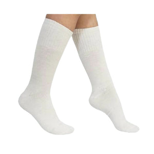 Wool-Socks-For-Men-Women-White