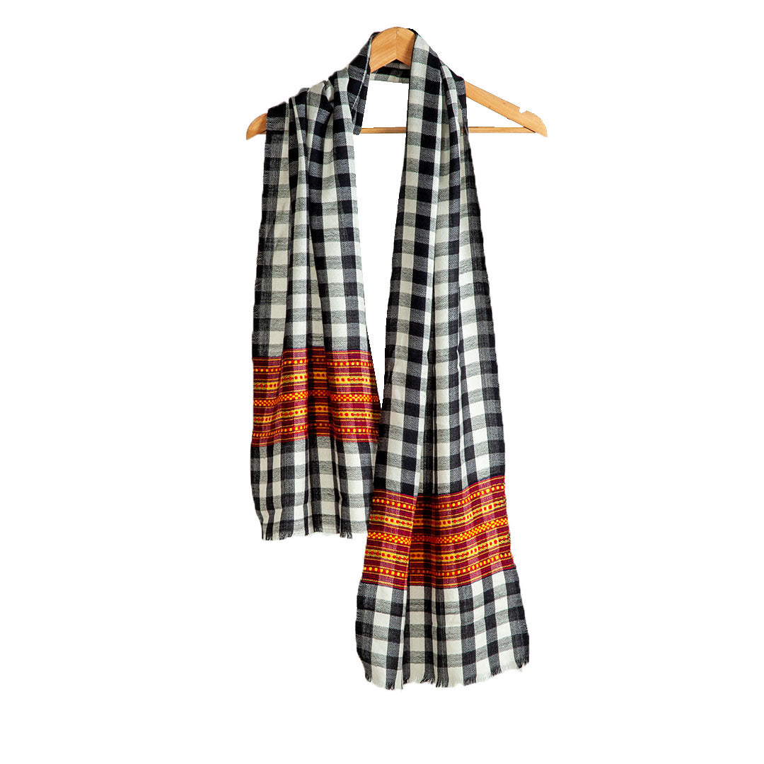 Woolen Mufflers | Check Design  |Multi | 40x190 CM