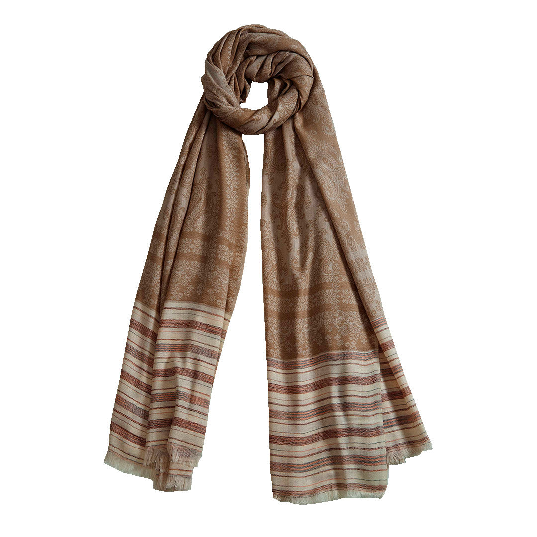 Woolen Stoles & Shawls | Beige | 100x200  CM |