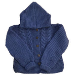 Organic Wool  |  Hoody | Chambray | Size- 2 years