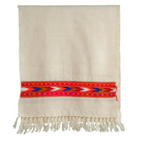 Woolen Muffler |Red & Brown | 35x180 CM |