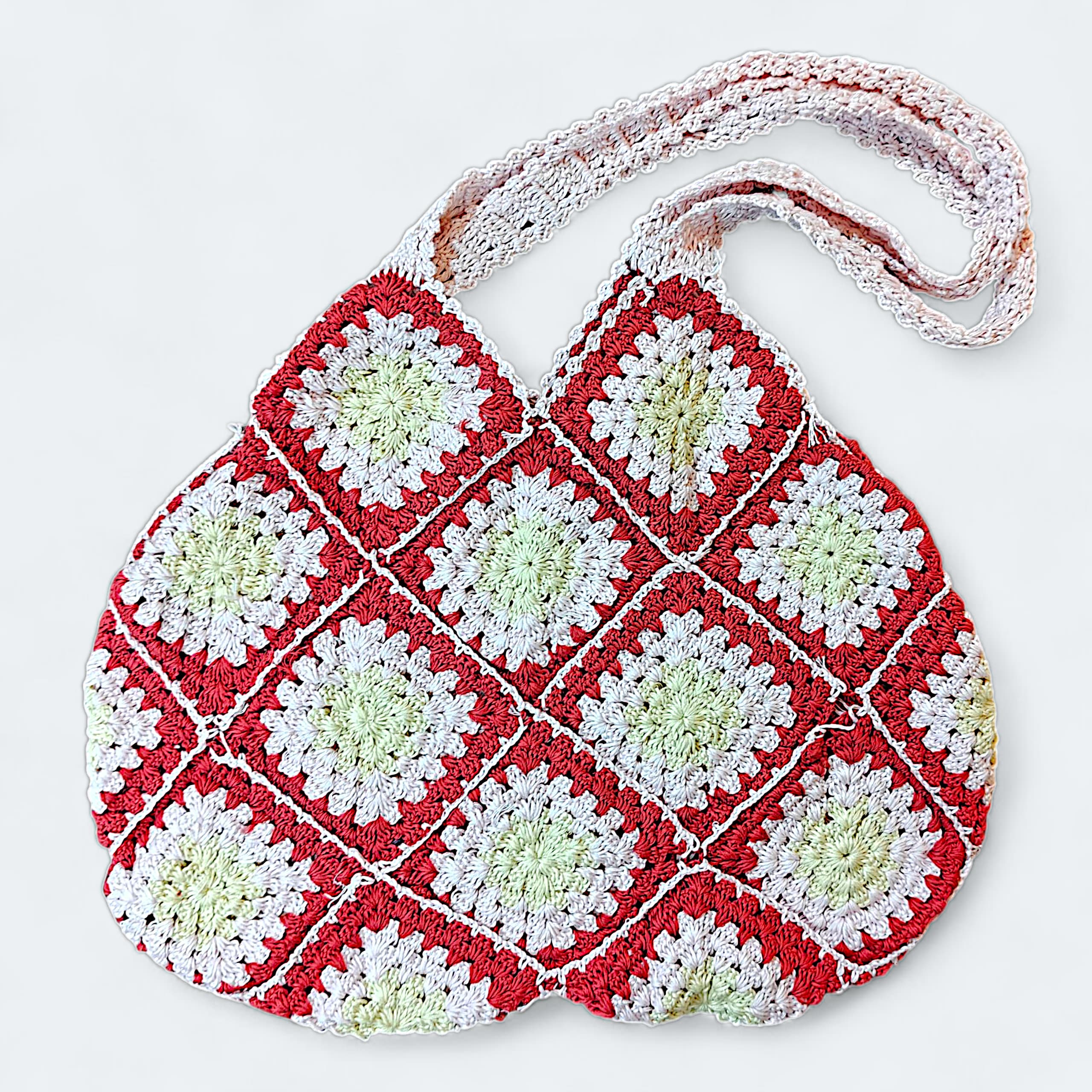 Cotton Crochet Bag – Multi-Color  - Eco-Friendly & Stylish