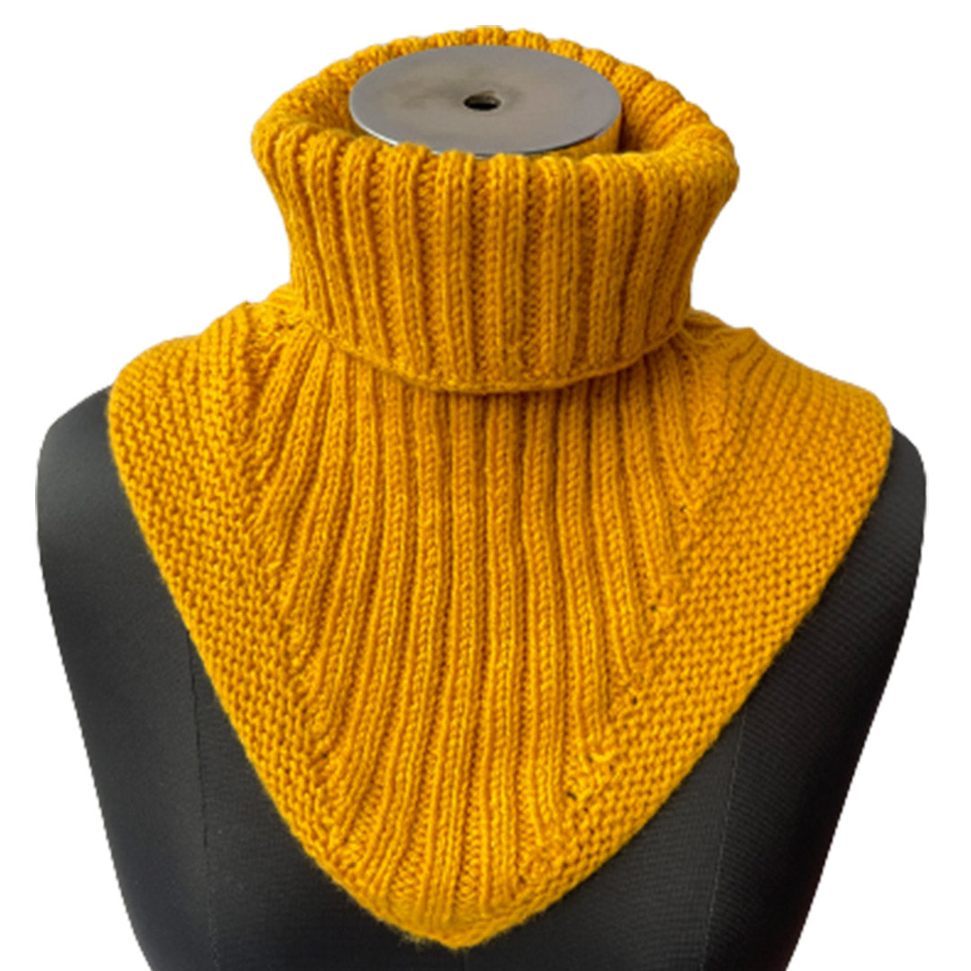 Neck Warmers & Mufflers | Yellow | 100% premium Wool | For Men women