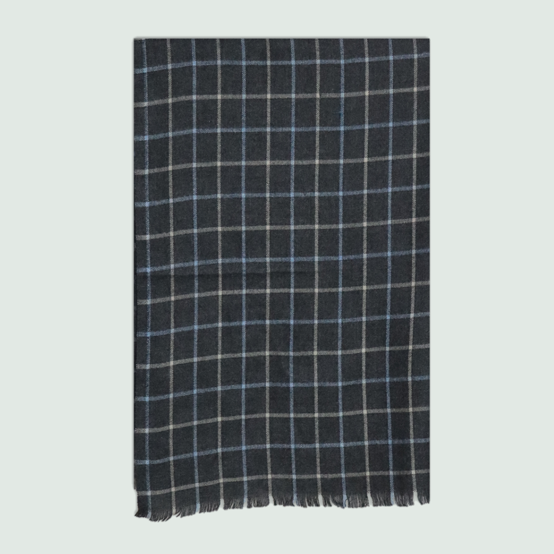 Scottish Checkered Scarf/Muffler - Front View
