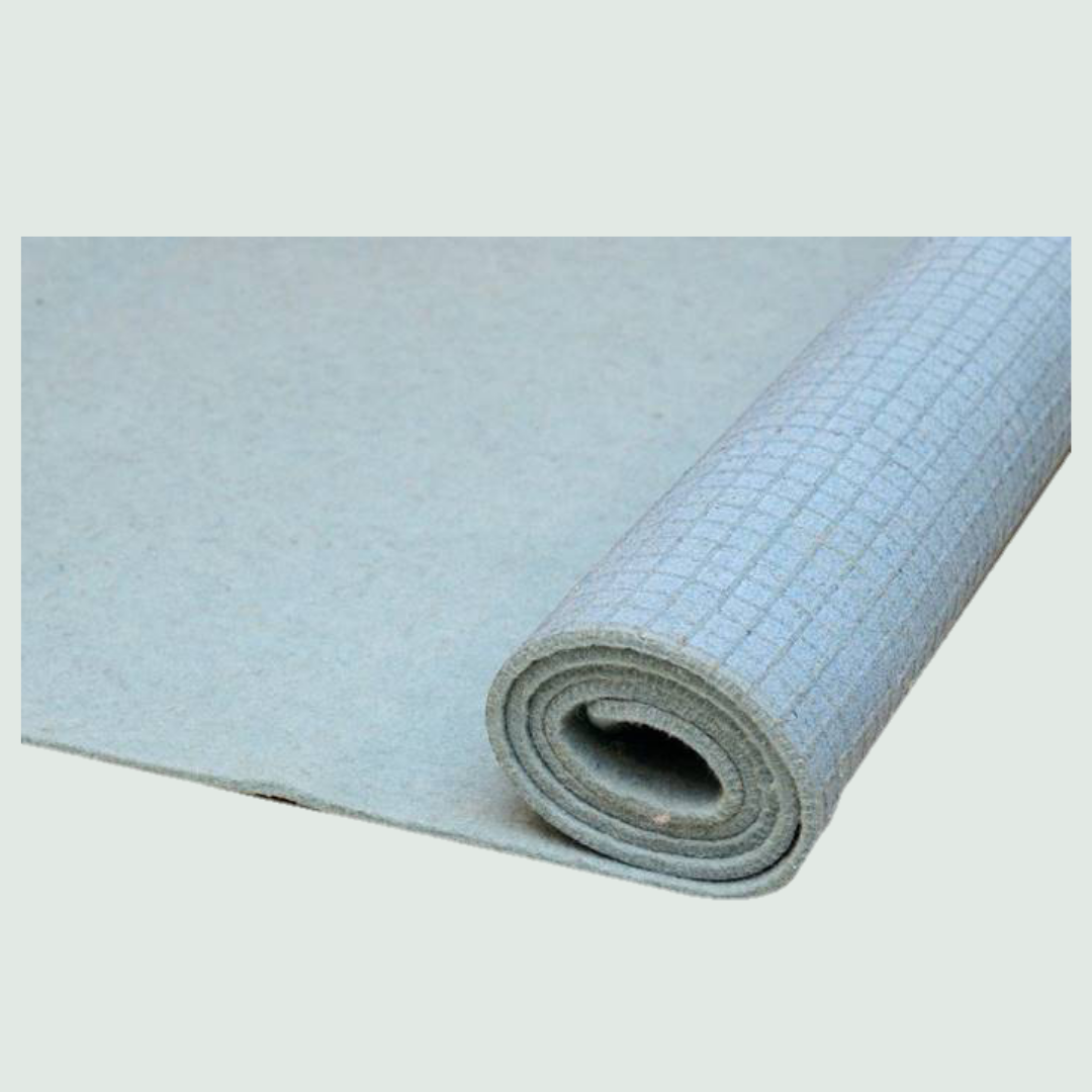Yoga Mat with Latex Coating - Front View