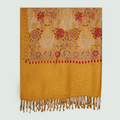 Odhni Floral Motif - Embroidered - Multi color | Stoles & Shawls - Front View