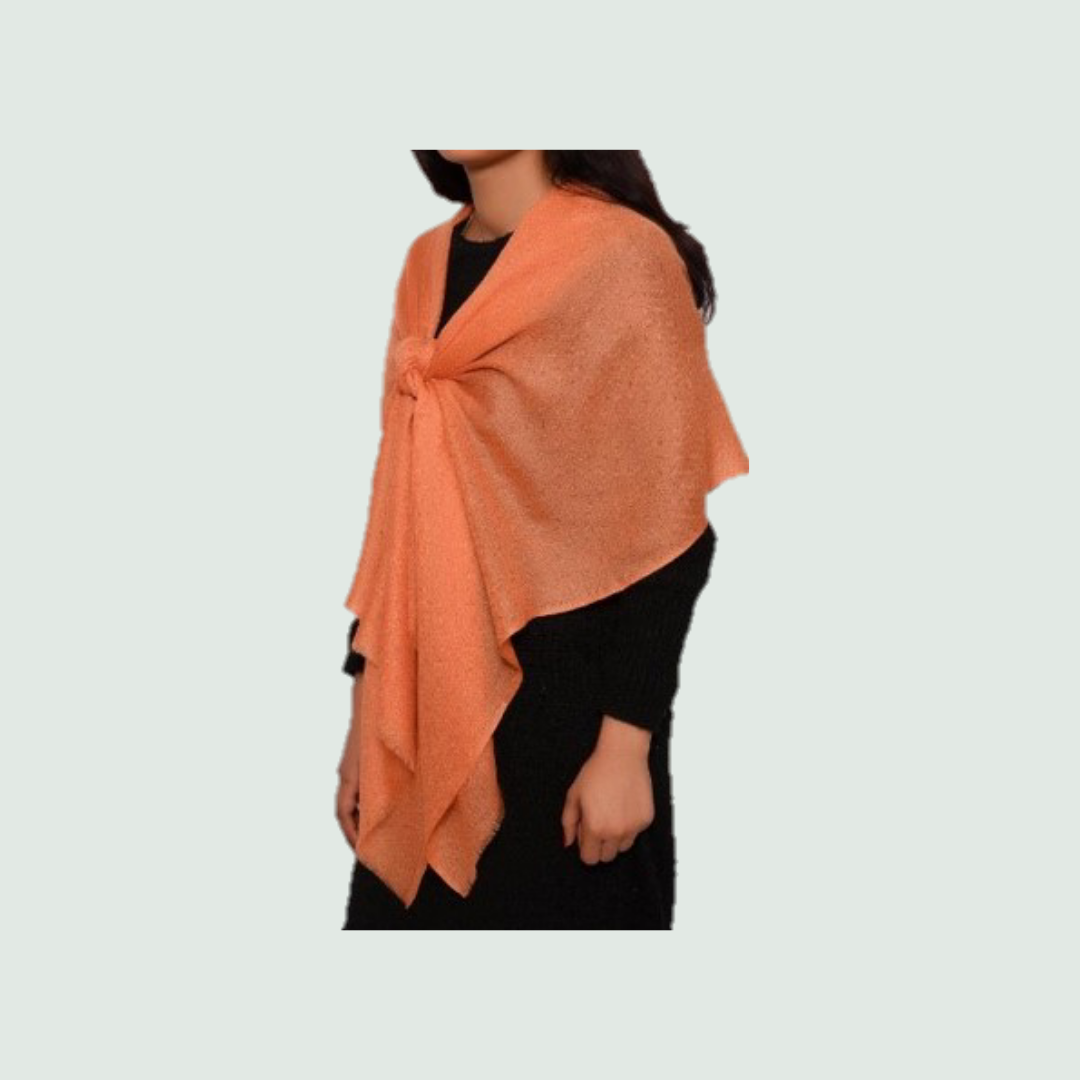 Carnelian Pashmina Stole | 100% Pure Cashmere | For Women - Mojopanda Organic  Store