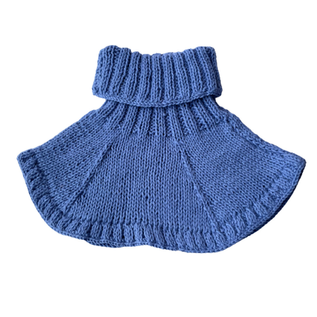Neck Warmers & Mufflers | Wild Blue  |  100% premium Wool  |  For Men Women