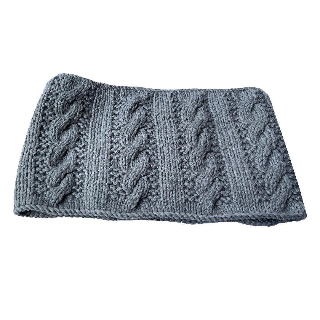 Neck Warmers &amp; Mufflers | Grey | 100% premium Wool | For Men Women