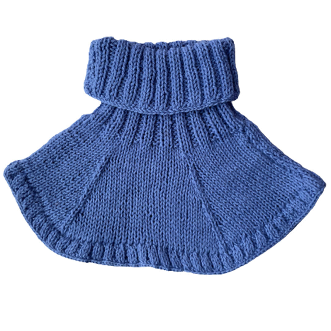 Neck Warmers & Mufflers | Wild Blue  |  100% premium Wool  |  For Men Women