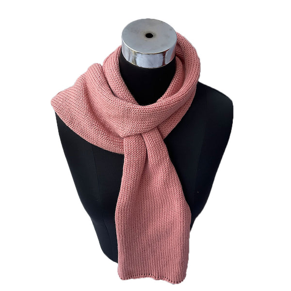 Mufflers & Neck Warmer  | Dark Salmon | 100% Premium Wool | For Men & Women