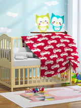 Cool Cars Knitted AC Blanket/Quilt for Baby - Full View