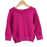 Organic Wool  |  Pullover  |  Fuchsia Fedora | Size- 5 years