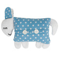 Sky Blue / Knitted Baby Pillow with Cover | 100% Premium Cotton