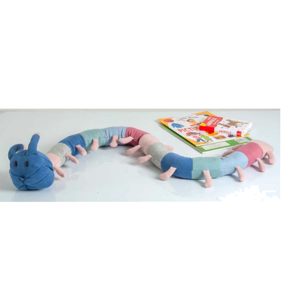 Snake Knitted Multicolor Stuffed/Plush/Soft Toy | 100% Premium Cotton