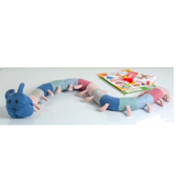 Snake Knitted Multicolor Stuffed/Plush/Soft Toy | 100% Premium Cotton